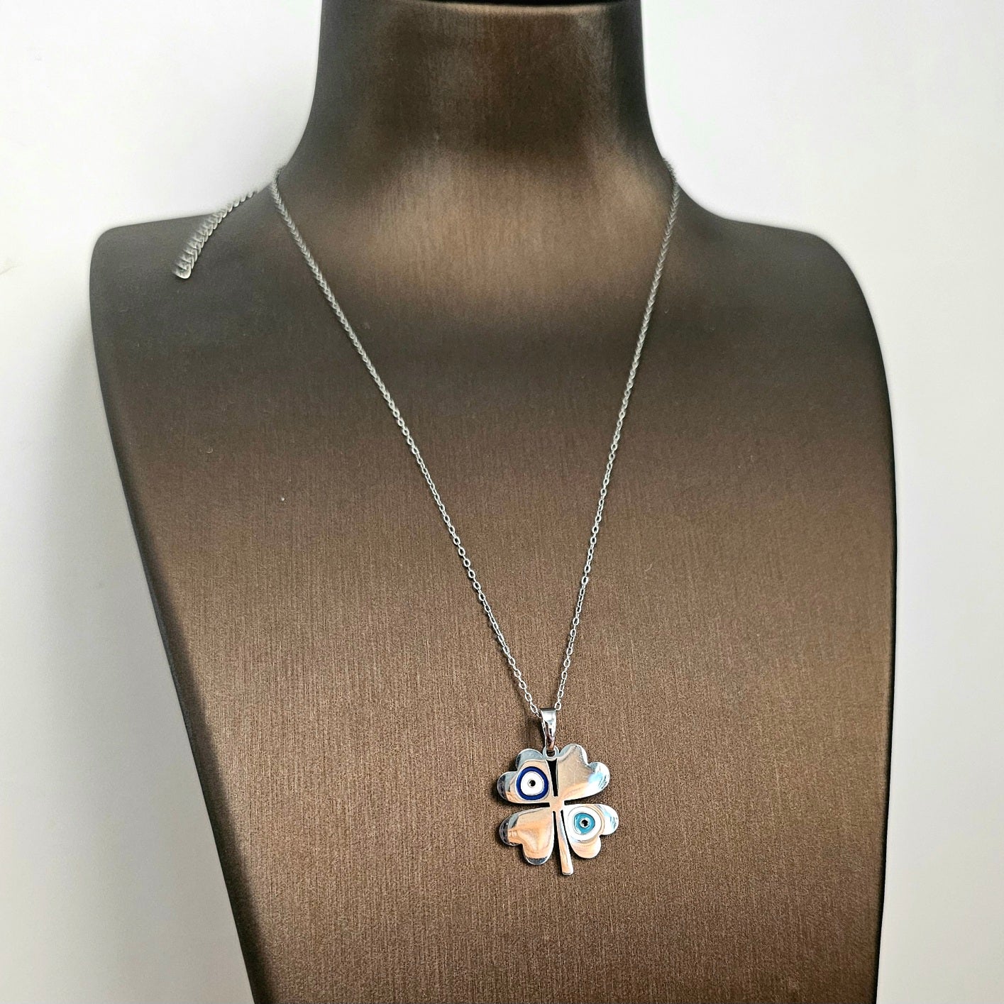 Silver Clover Necklace
