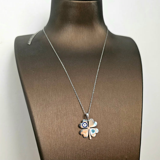 Silver Clover Necklace