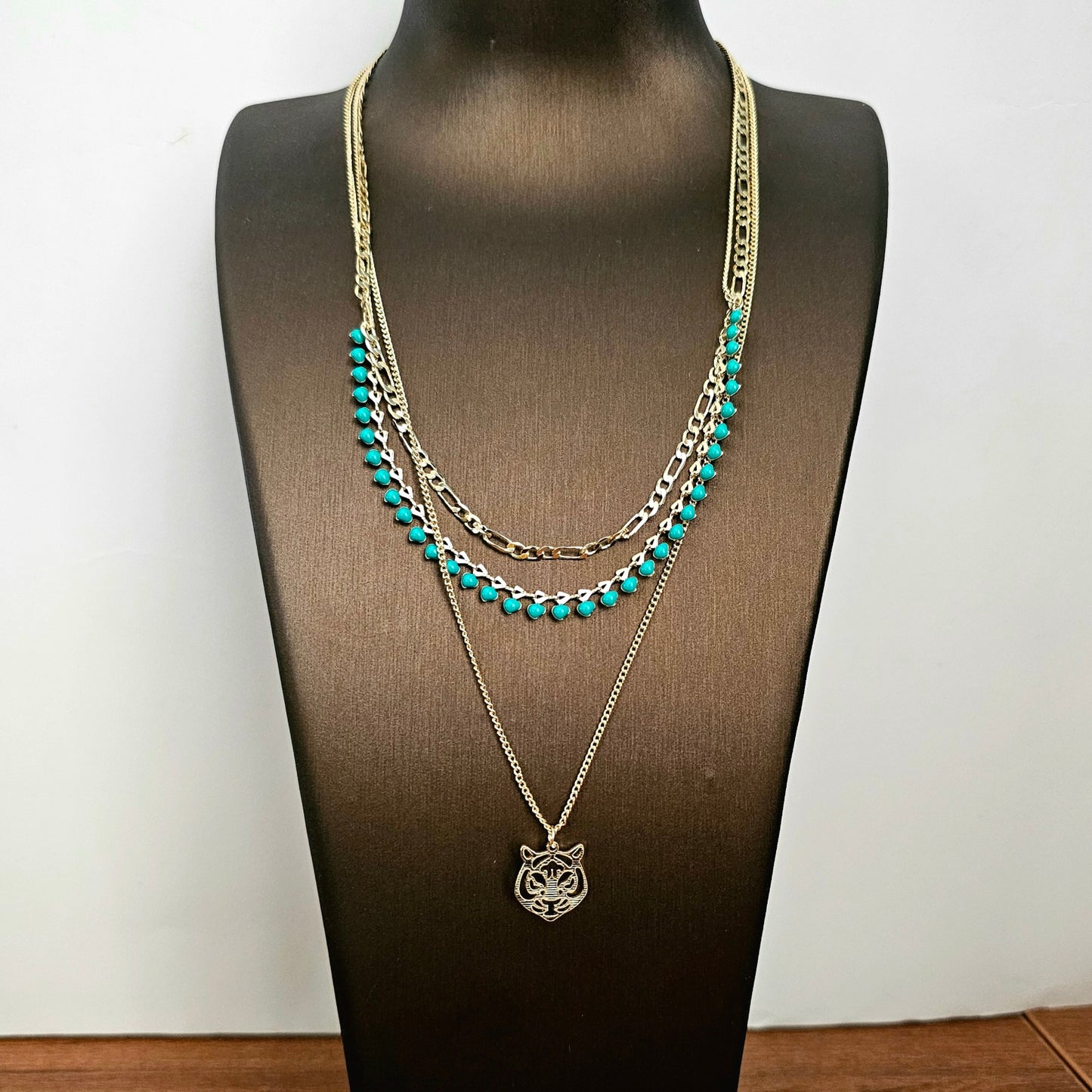 Tiger Layered Necklace