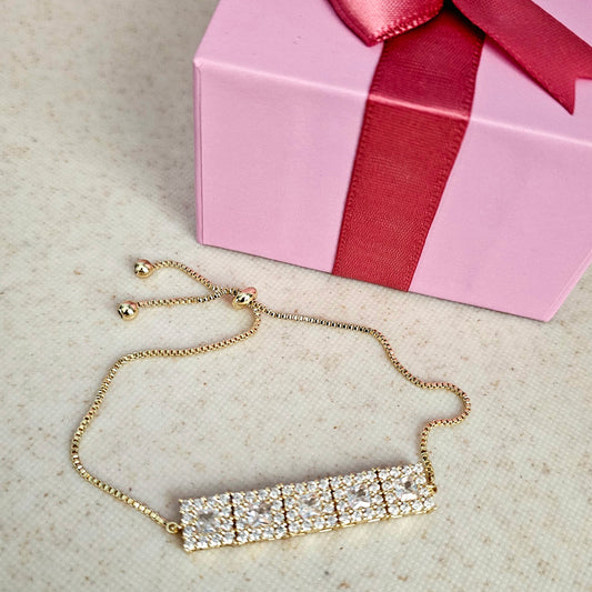 Square Shimmer Bracelet