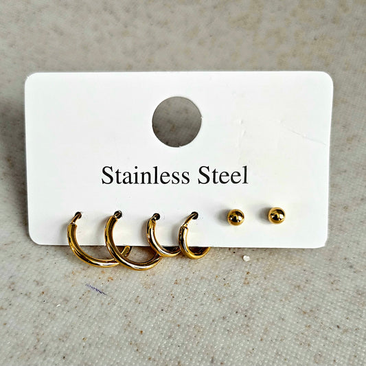 Simple Earrings Set