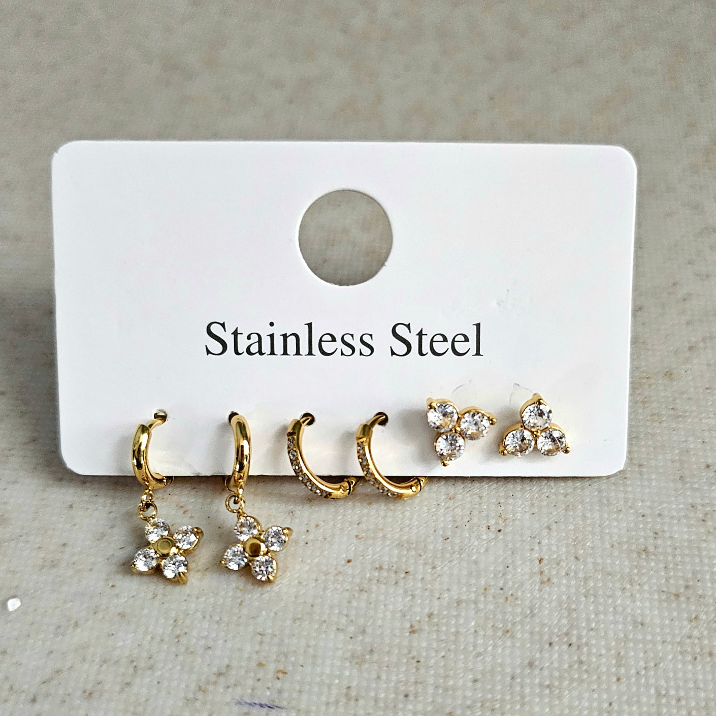 Clover Earrings Set
