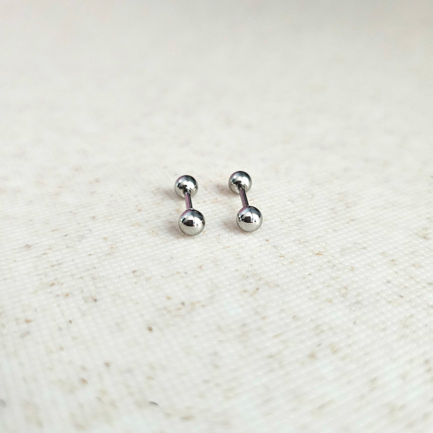 Silver Baby Studs