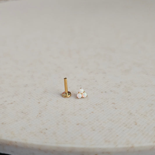 Trio Pearl Flatback Stud (each)