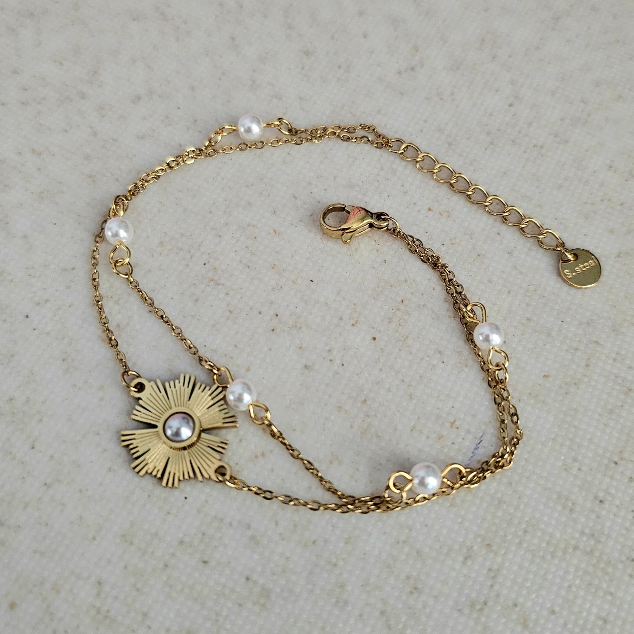 Flower Layered Bracelet