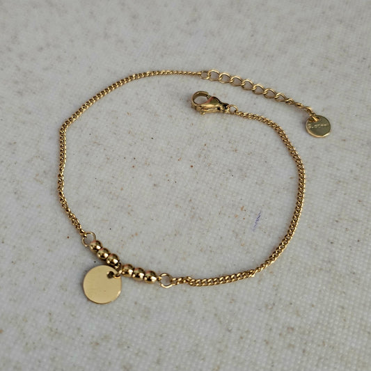Coin Charm Bracelet