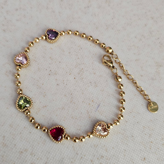 Queen Multi Gem Bracelet