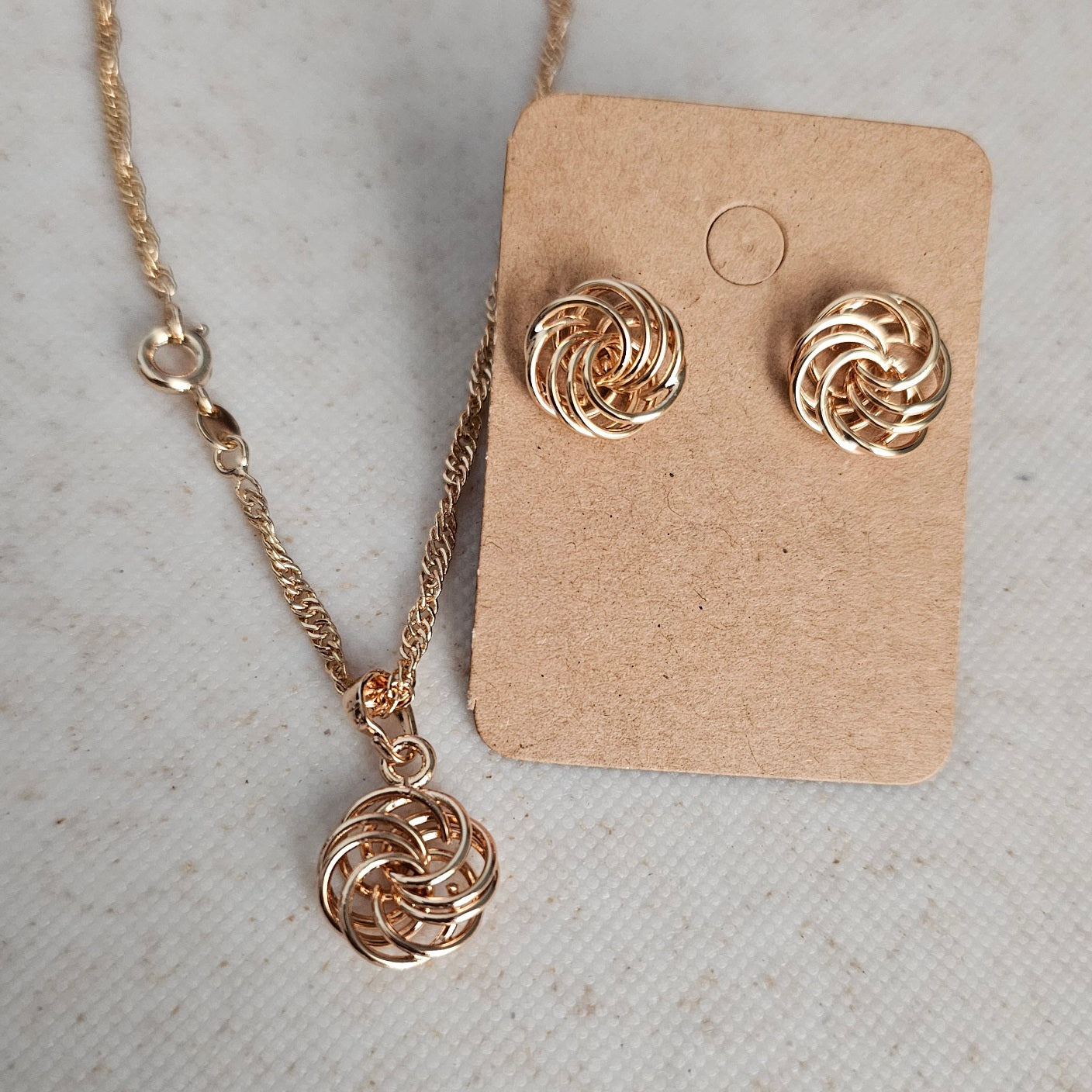 Spiral Gold Set