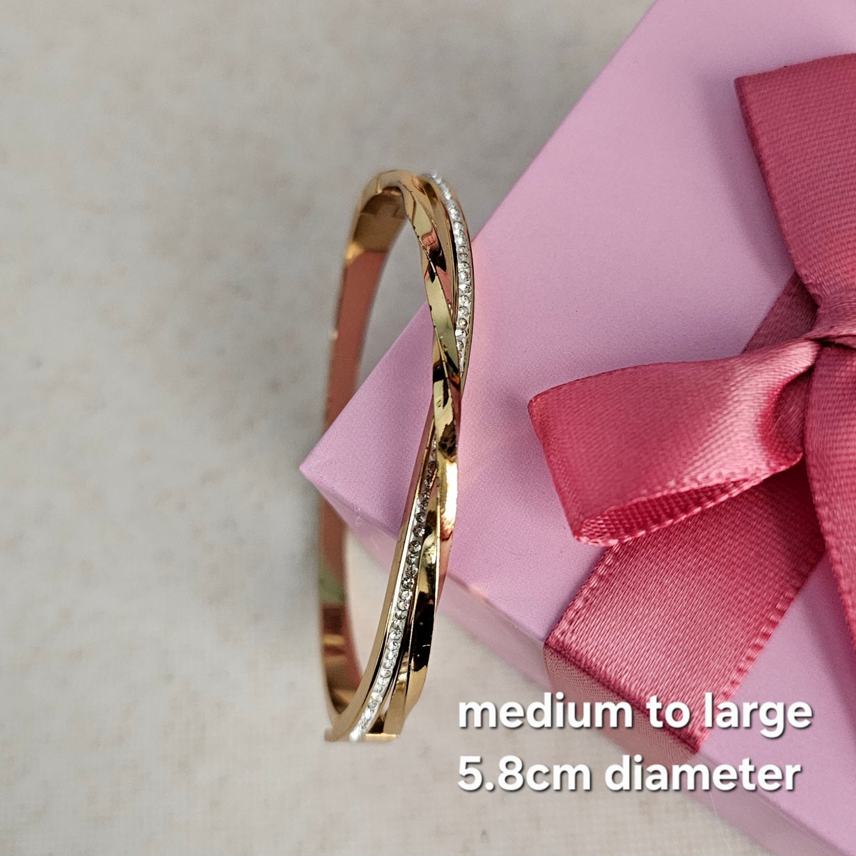 Overlap Shimmer Bangle