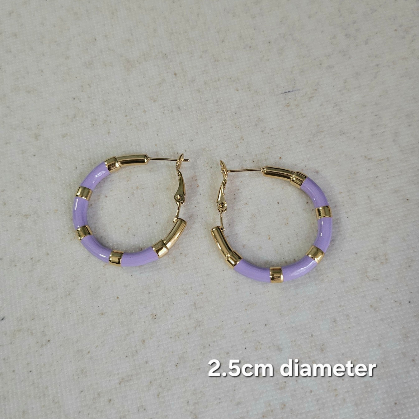 Bamboo Hoops Purple
