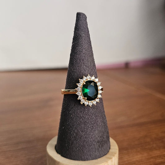 Green Stone Ring