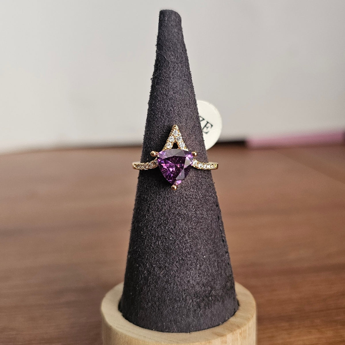 Violet Stone Ring