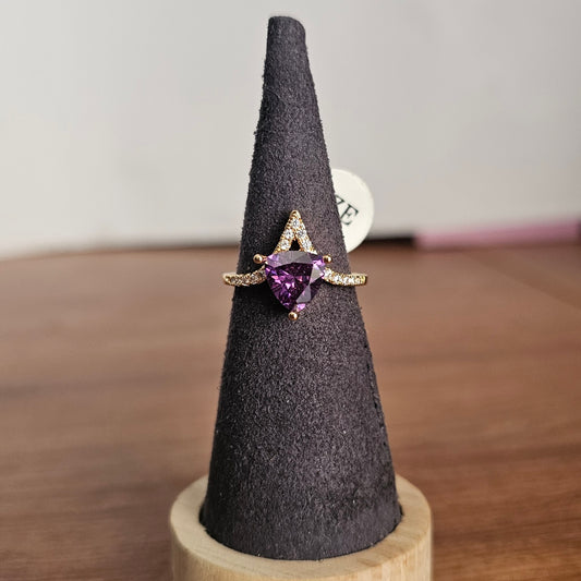 Violet Stone Ring