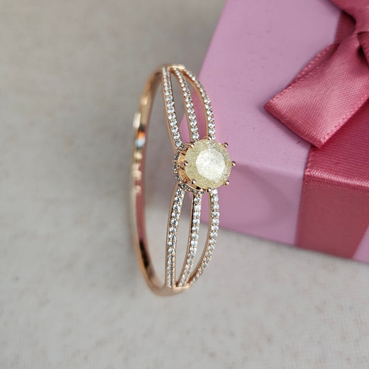 Glint Bangle - Cream