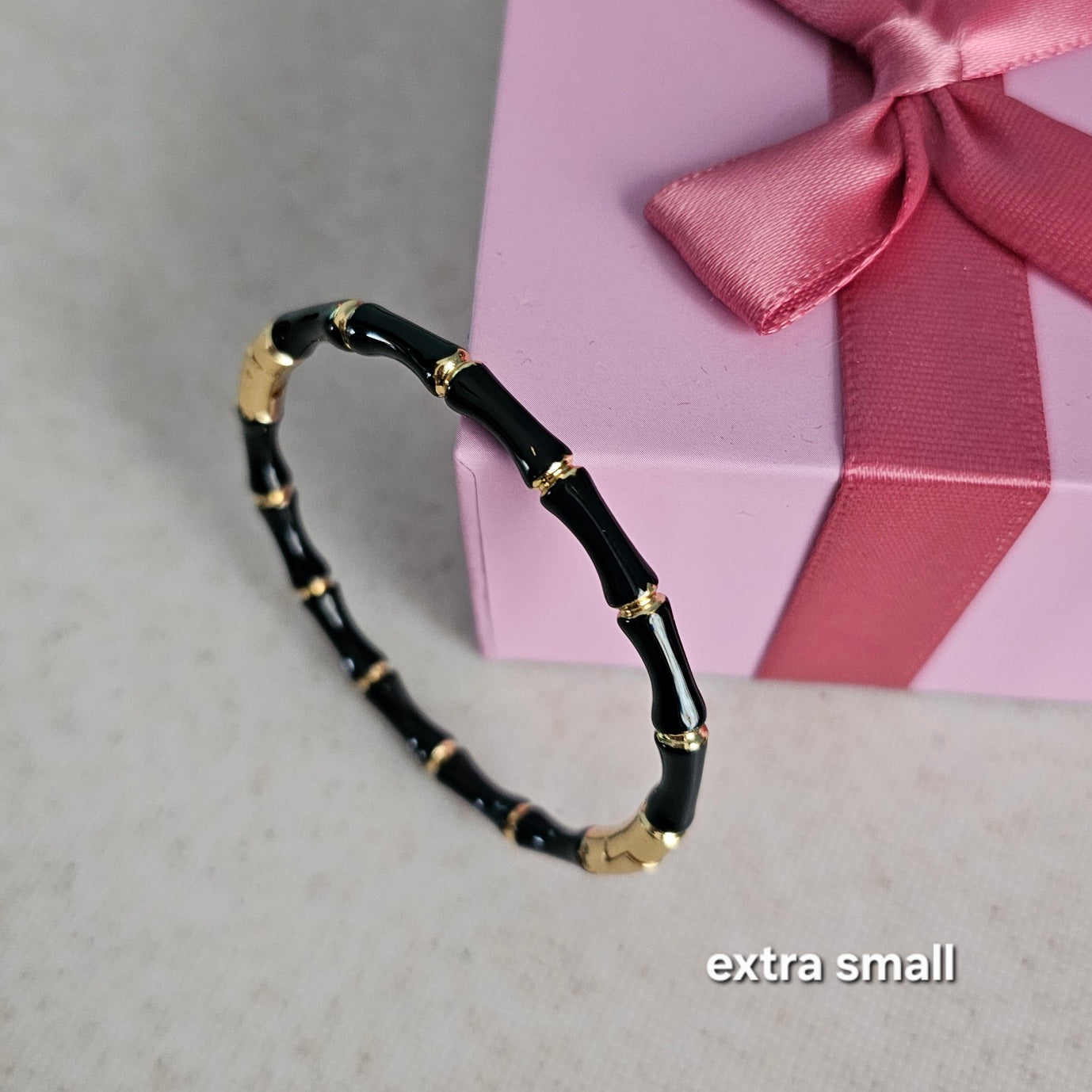 Bamboo Bangle Black