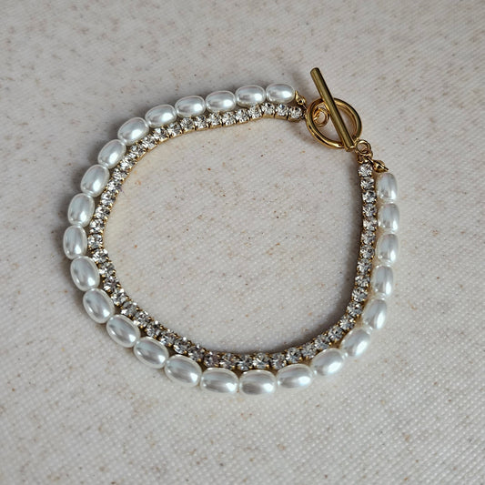Pearl Shimmer Bracelet - Size, Large