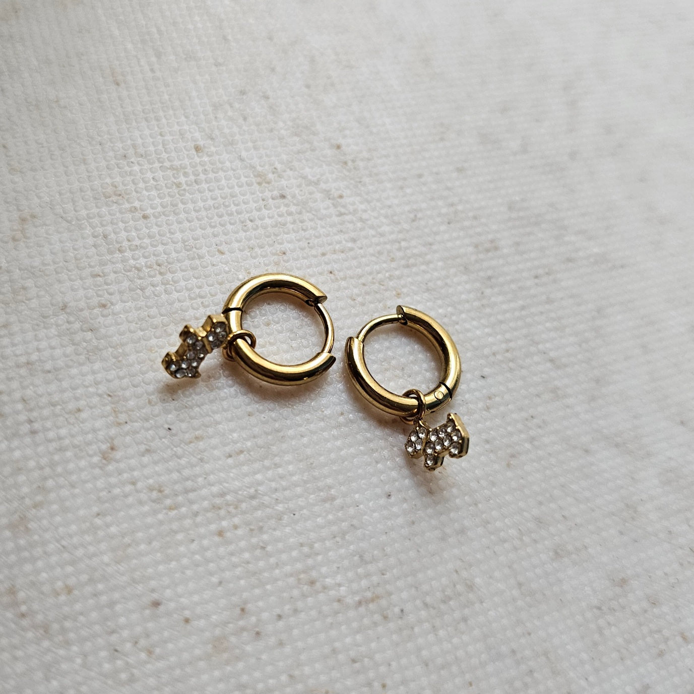 Puppy Huggie Hoops