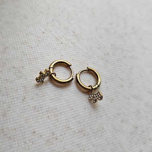 Puppy Huggie Hoops