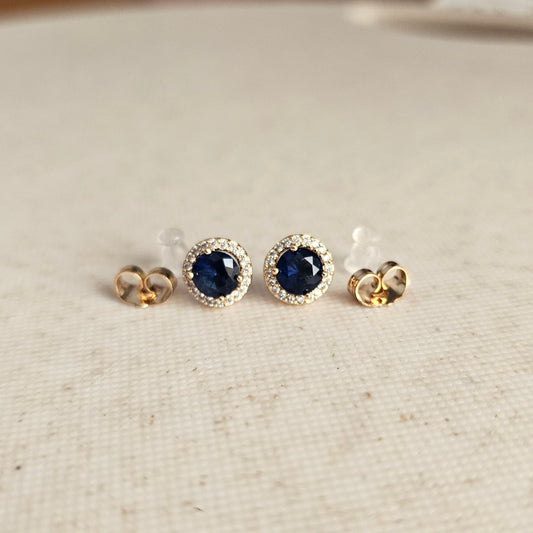 Luxe Studs - Blue