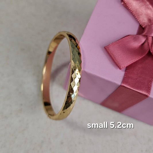 Thick Plain Bangle - Small