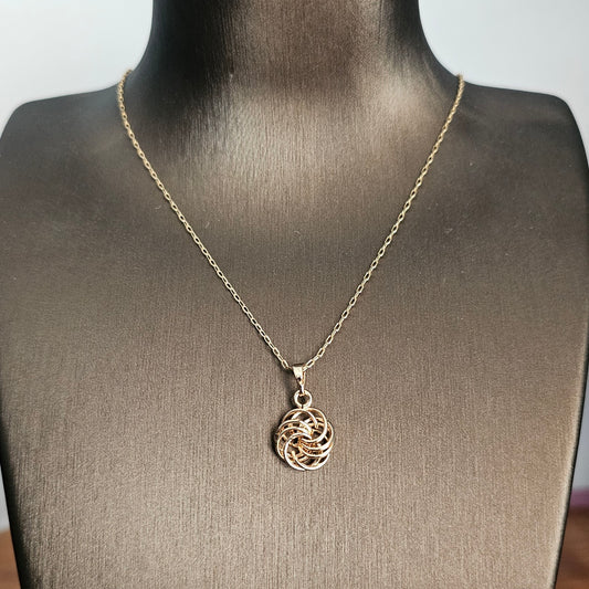 Spiral Gold Necklace