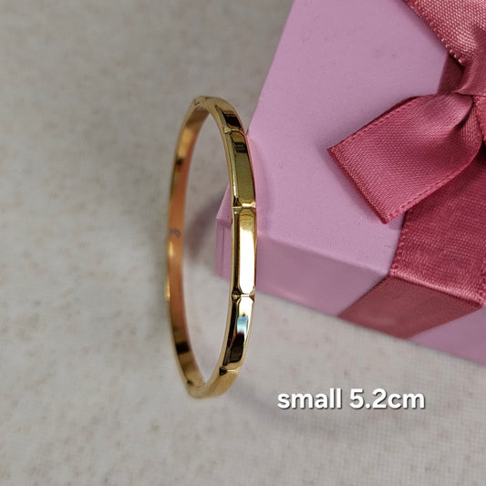 Thin Plain Bangle - Small