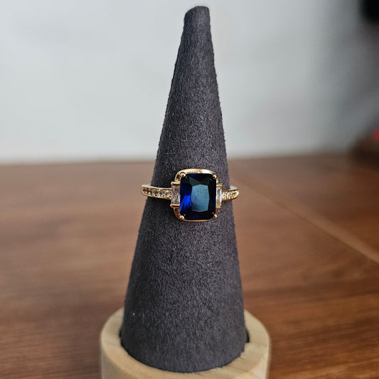 Square Gem Blue