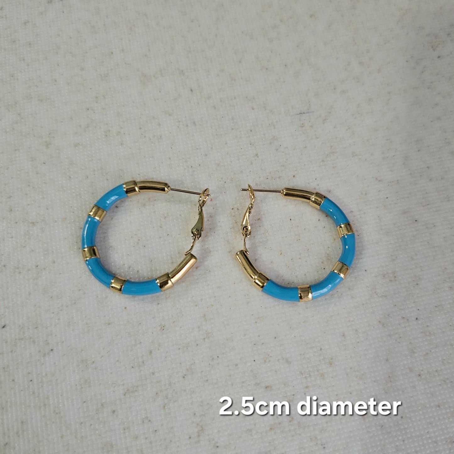 Bamboo Hoops Blue