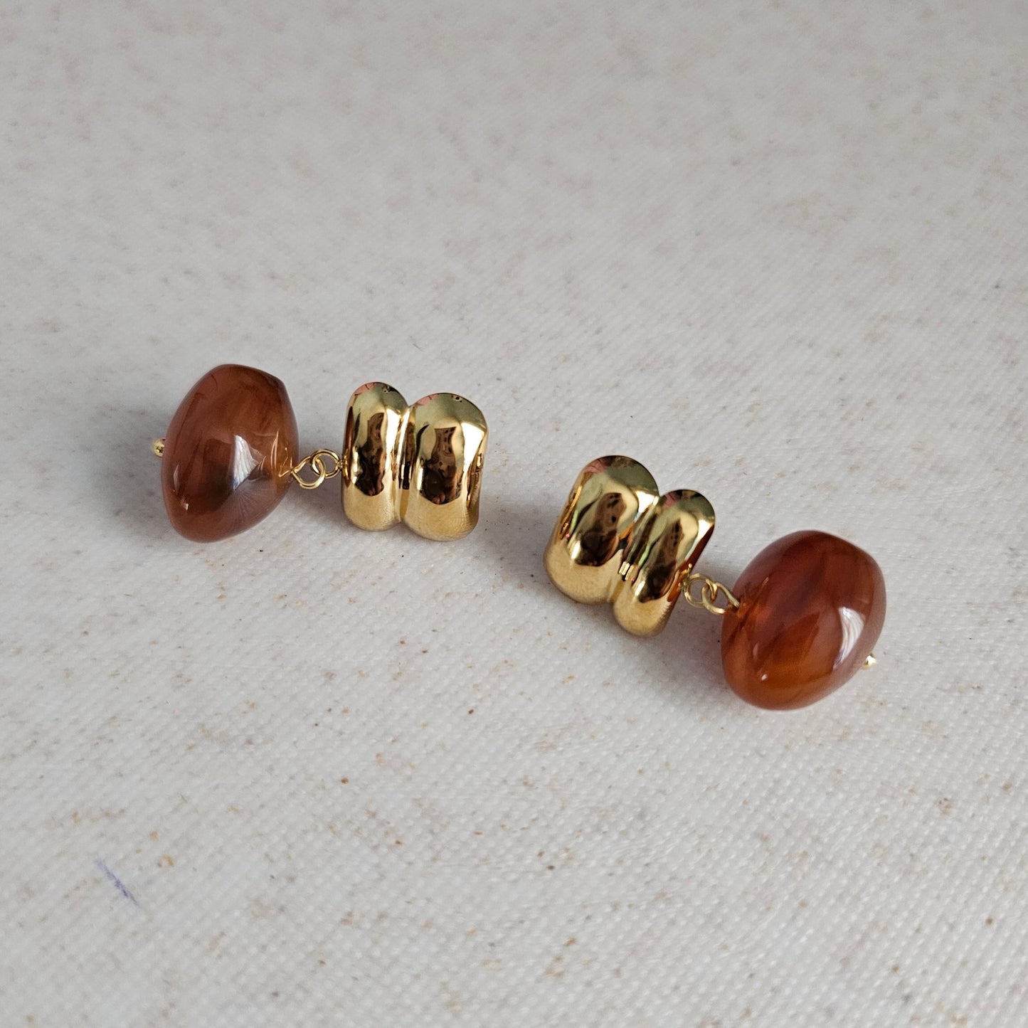 Inaya Earrings Brown