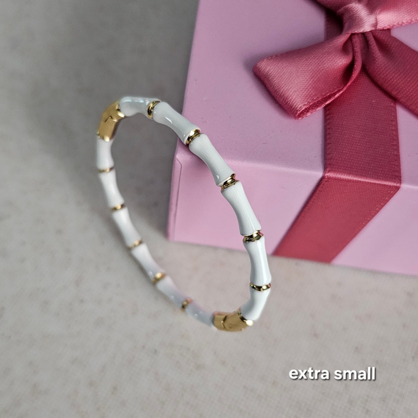 Bamboo Bangle White