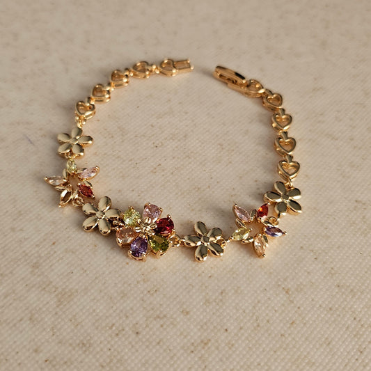 Multi Flower Bracelet
