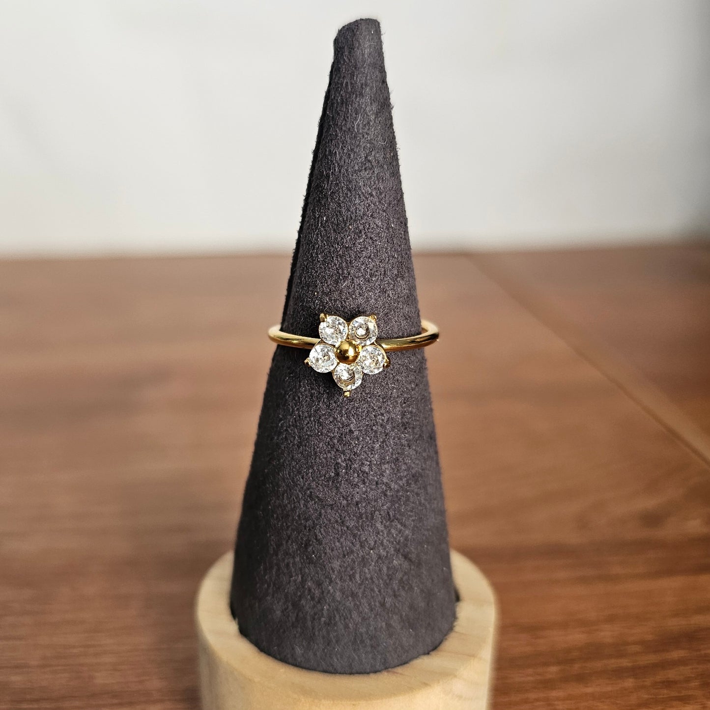Flower Adjustable Ring