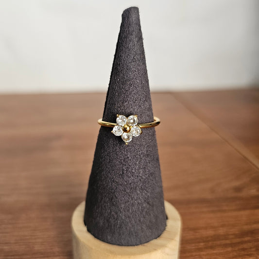 Flower Adjustable Ring