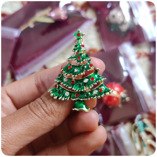 Christmas Tree Brooch